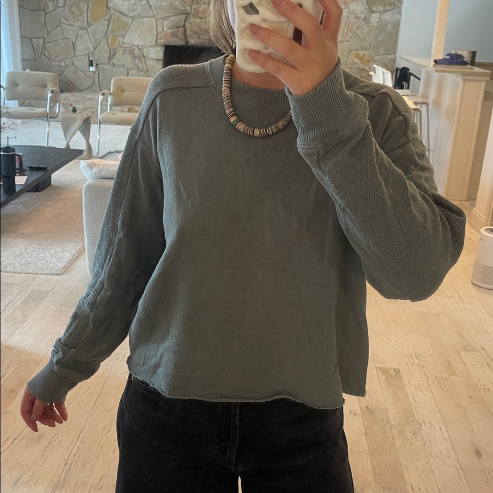 Aerie Green Sweater
